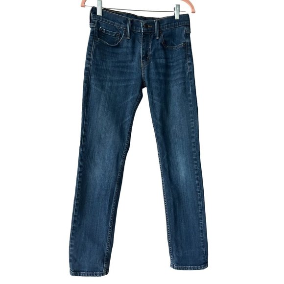 Levi's Men's 511 Dark Wash Slim Fit Jeans Size 28/32 - Picture 1 of 7